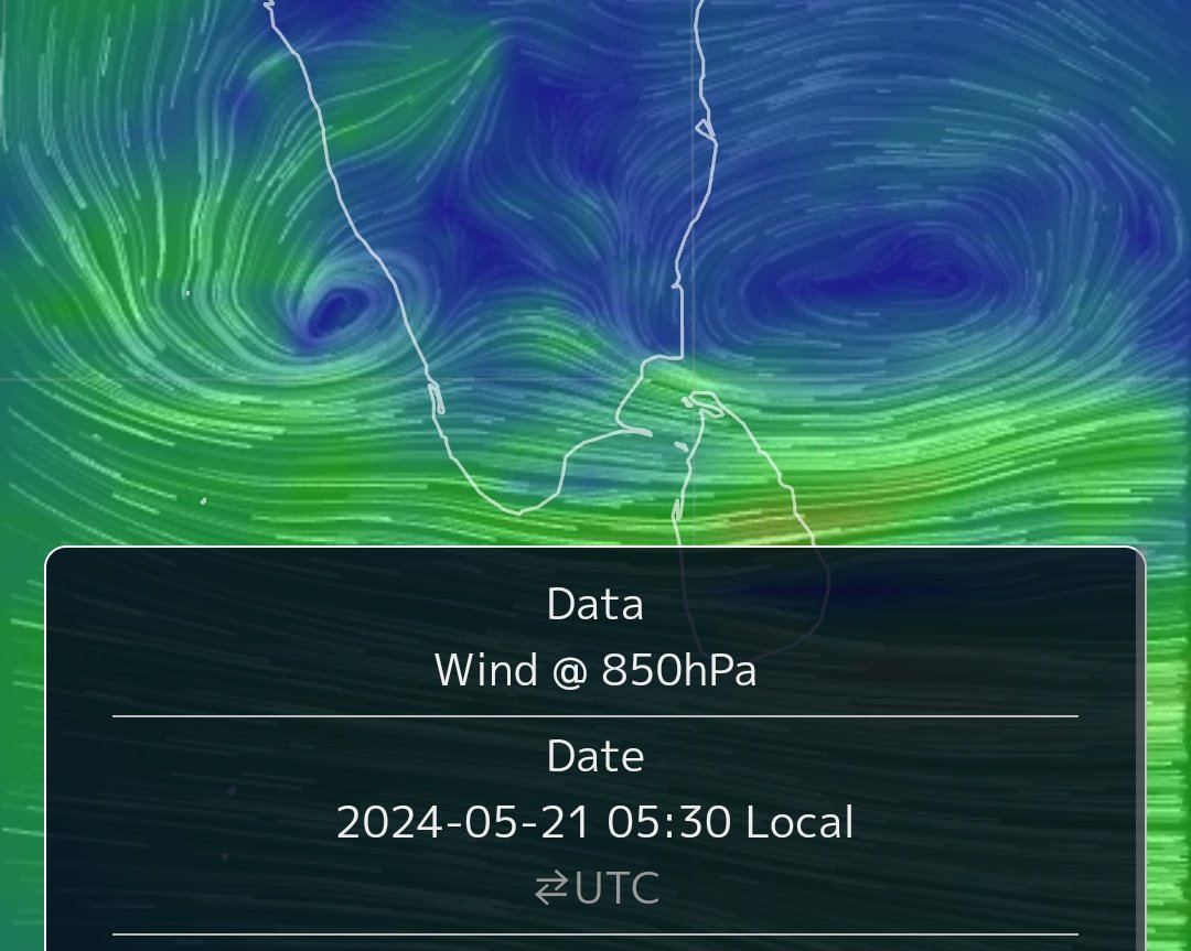 meet_abhijit's tweet photo. It's looking like perfect #Monsoon2024 setup for S #Kerala !
Onset #vortex/#UAC in E-W #ShearZone off #Kerala coast & #westerlies depth intact till 25 #May also #forecasted for #Thiruvananthapuram leading to good heavy #Rains
#WeatherAnalysis #SWM2024 #Bharat #Monsoon https://t.co/kjxAXjbh90