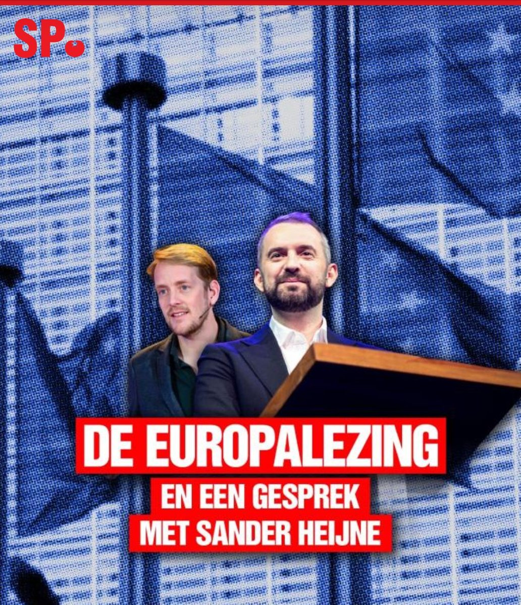 Komende zaterdag 25 komt onze partijleider Jimmy Dijk naar Tilburg! Hij gaat dan in gesprek met journalist Sander Heijne over ongelijkheid en rijkdom in Nederland en Europa. Voor meer informatie en om je aan te melden ga je naar doemee.sp.nl/europalezing