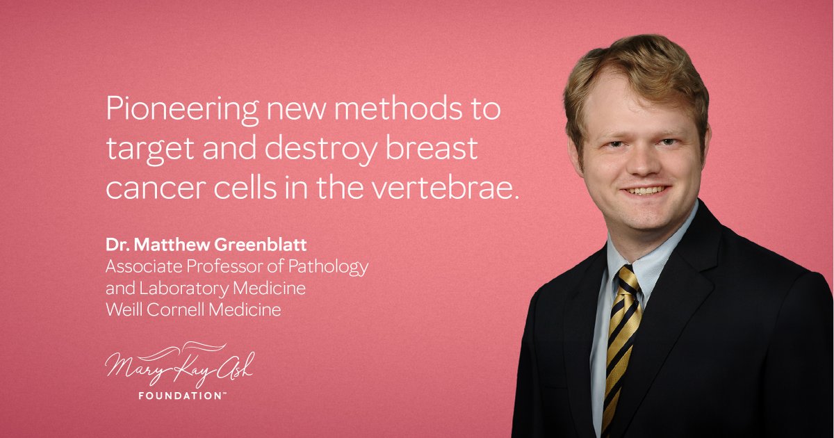 Dr. Matthew Greenblatt is taking on breast cancer and its spread to the spine.​

With a 2023 cancer research grant, he's pioneering new methods to destroy cancer cells in the vertebrae, potentially offering patients less pain and more hope.​

#EliminateCancer #CancerResearch