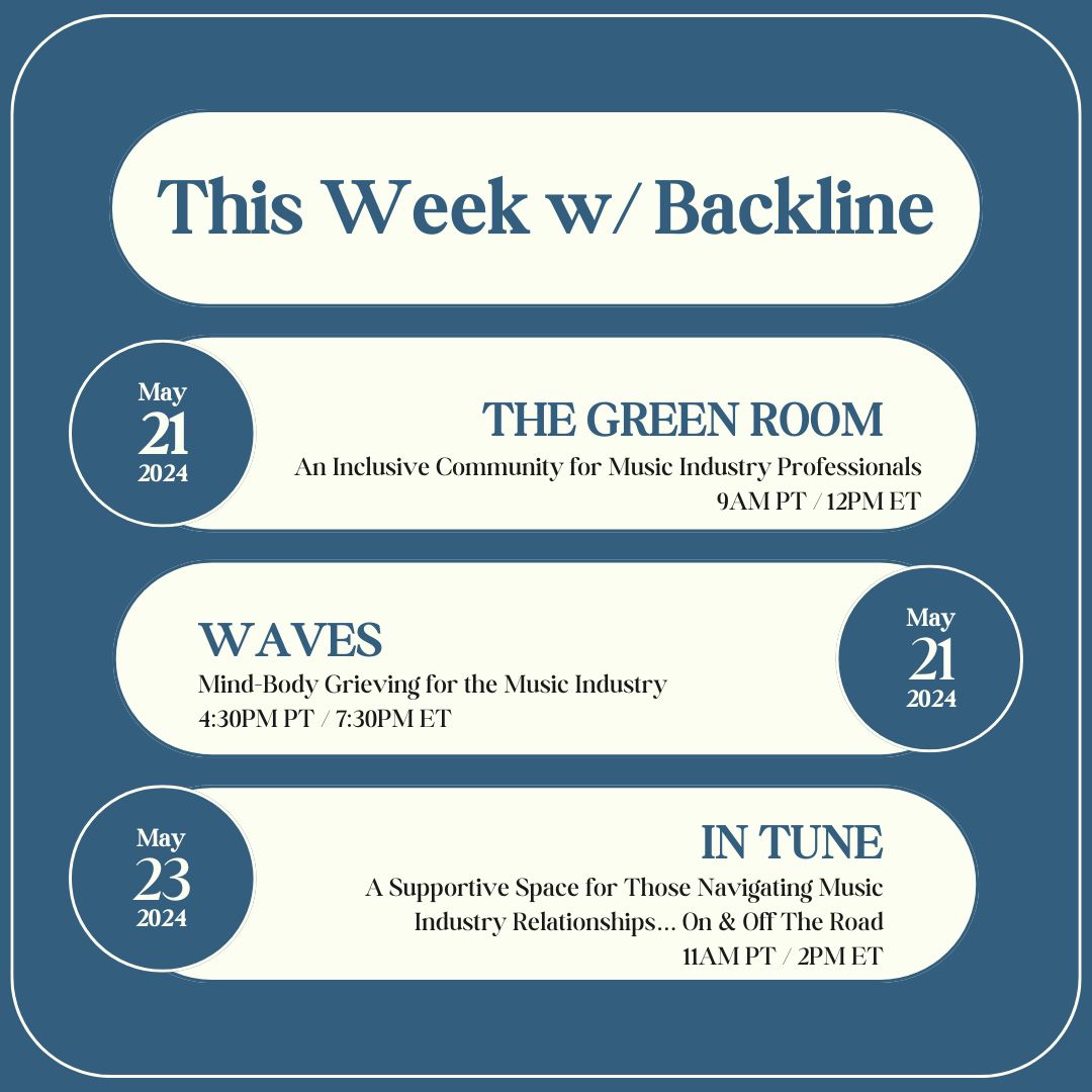 Join us this week for Backline Communities: a place to connect, heal & gather! backline.care