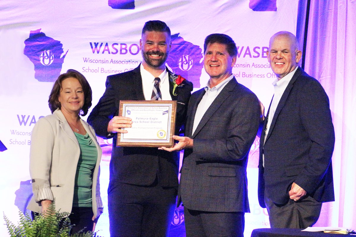 The Wisconsin Association of School Business Officials (WASBO) is proud to announce Palmyra-Eagle Area School District as the recipient of the 2024 Business Services Award, sponsored by Baird. Watch the district’s recognition video now: youtu.be/8hv_Zx7e2qY?si…