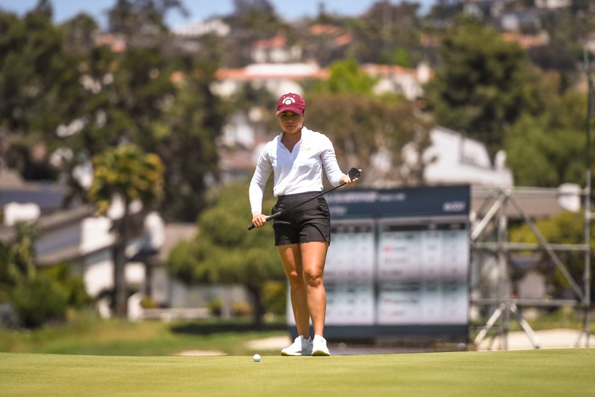 Lining Up an Individual Run 👀 Patience Rhodes and Ashley Menne are still representing Arizona State at the NCAA Championship 🔱 📍 Carlsbad, CA ⏰ 12:31 & 12:42 PM MST 🕳️ 🔟 ⛳️ Omni La Costa North Course SCORING 📊 tinyurl.com/2024NCAAScores