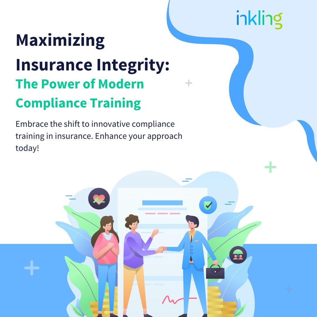 🛡️ Improve your #insurancecompliance training to protect interests, reduce risks, and maintain the integrity and reputation of your organization. inkling.com/blog/2024/05/i…

#ComplianceTraining #EmployeeTraining #LearningandDevelopment #EmployeeLearning #TrainingandDevelopment