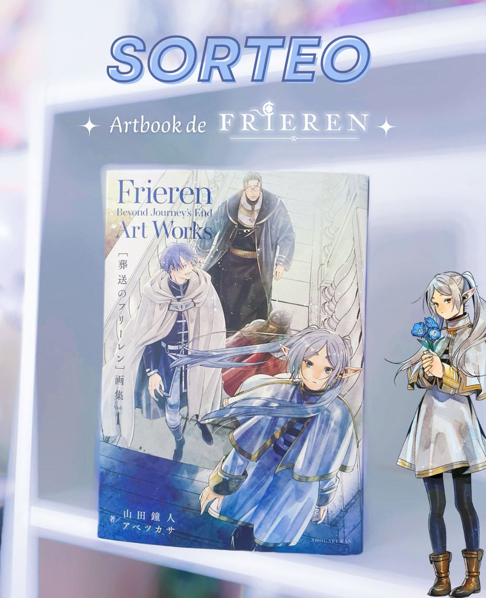 ✨🍃 SORTEO ARTBOOK DE FRIEREN 🍃✨

Llévate este maravilloso libro de ilustraciones a color de Frieren 🤍

➡ RT al tweet
➡ Follow a <a href="/Nin_Nin_Game/">The Japanese Games & Hobby import specialist 🇯🇵</a> y <a href="/sandry_afy/">Afy-ちゃん 🌸</a>

Sorteo internacional 🌏
Participa hasta el 31 de Mayo 🗓️

#Sorteo #Giveaway #Frieren #フリーレン
