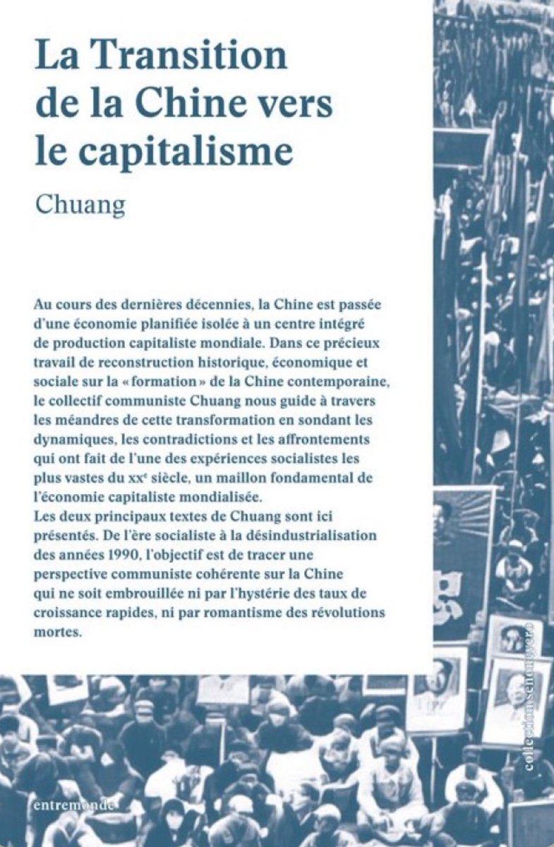 À paraître chez <a href="/Ed_Entremonde/">Entremonde</a>

« La transition de la Chine vers le capitalisme » par Chuang :
hobo-diffusion.com/catalogue/9782…