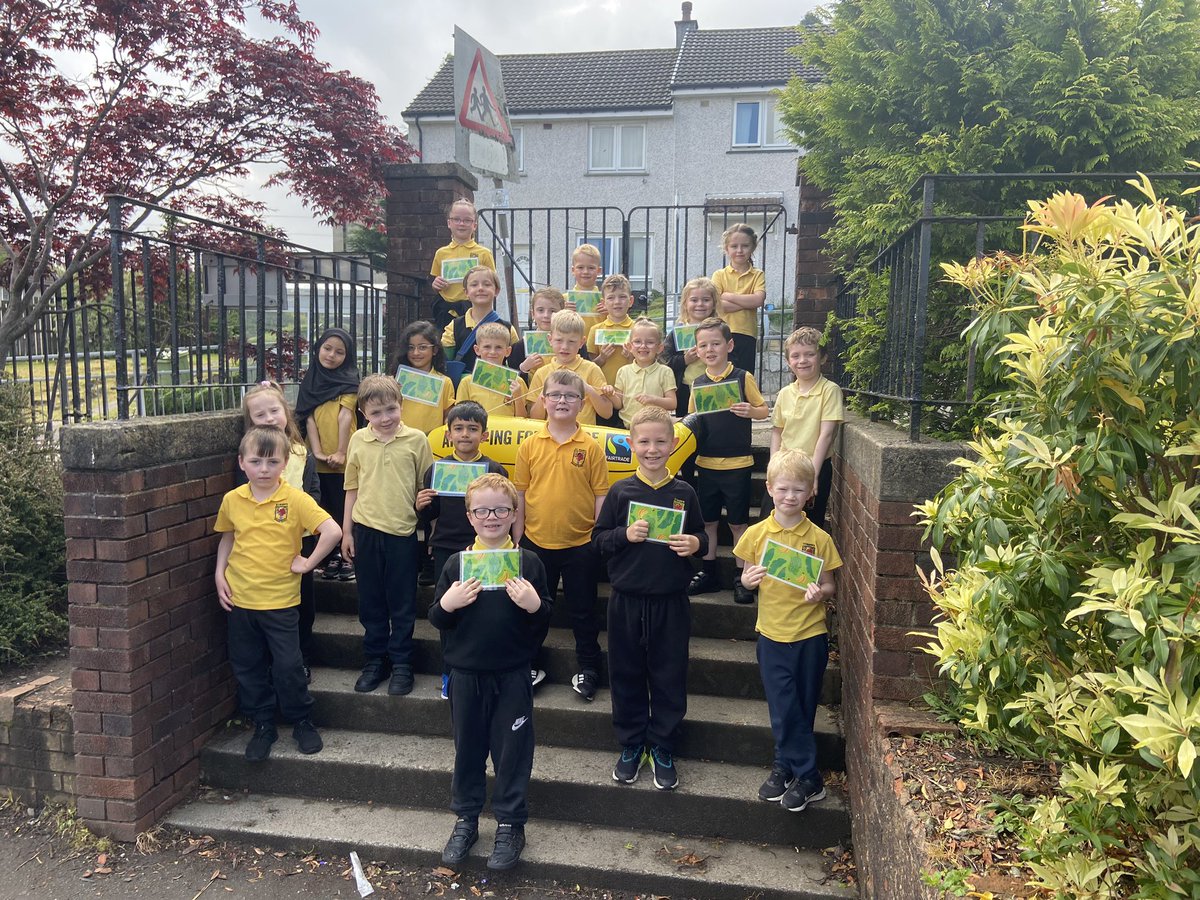 Well done to our P2 pupils who presented confidently at assembly. They told us all about Fairtrade and explained how buying Fairtrade products helps people around the world. #LaudatoSi #ThisIsLfs @FairtradeUK @LfSScotland @DoPEducation1