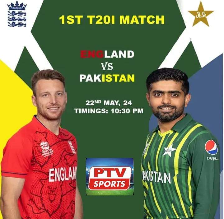 پاکستان 22 مئی کو سیریز کے پہلے T20I میچ میں انگلینڈ کا مقابلہ کرے گا۔

#ENGvPAK #PAKvENG #cricketlovers #WearYourPassion #WeHaveWeWill #pcb #T20WorldCup2024