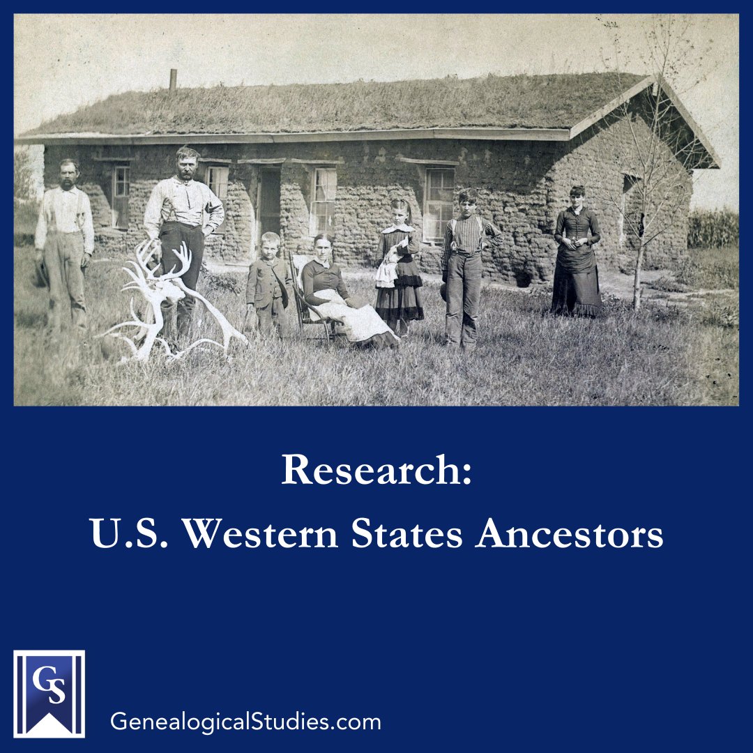 Pioneers, outlaws, gold miners
They settled the #OldWest & #AlaskanFrontier
Find their history through the records
Register Today!
genealogicalstudies.com/enrol/index.ph…
Research With Confidence
Study at Your Own Pace
#PioneerHistory #AmericanHistory #WesternStates