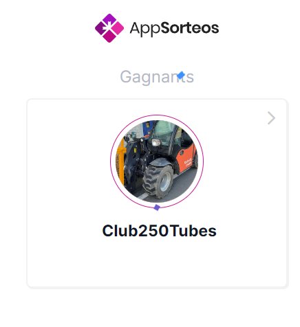 Cryptelo's tweet photo. Le gagnant est @Club250Tubes ! 🥳 #AppSorteos https://t.co/PXodtXFRG0