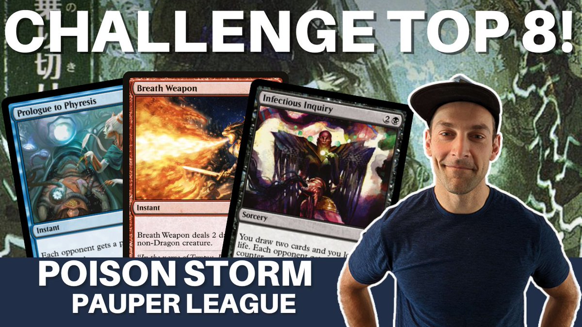 Top 8 run from friday with Poison Storm! Check this out I love this deck :) #mtgpauper youtu.be/CTXttoZOixk