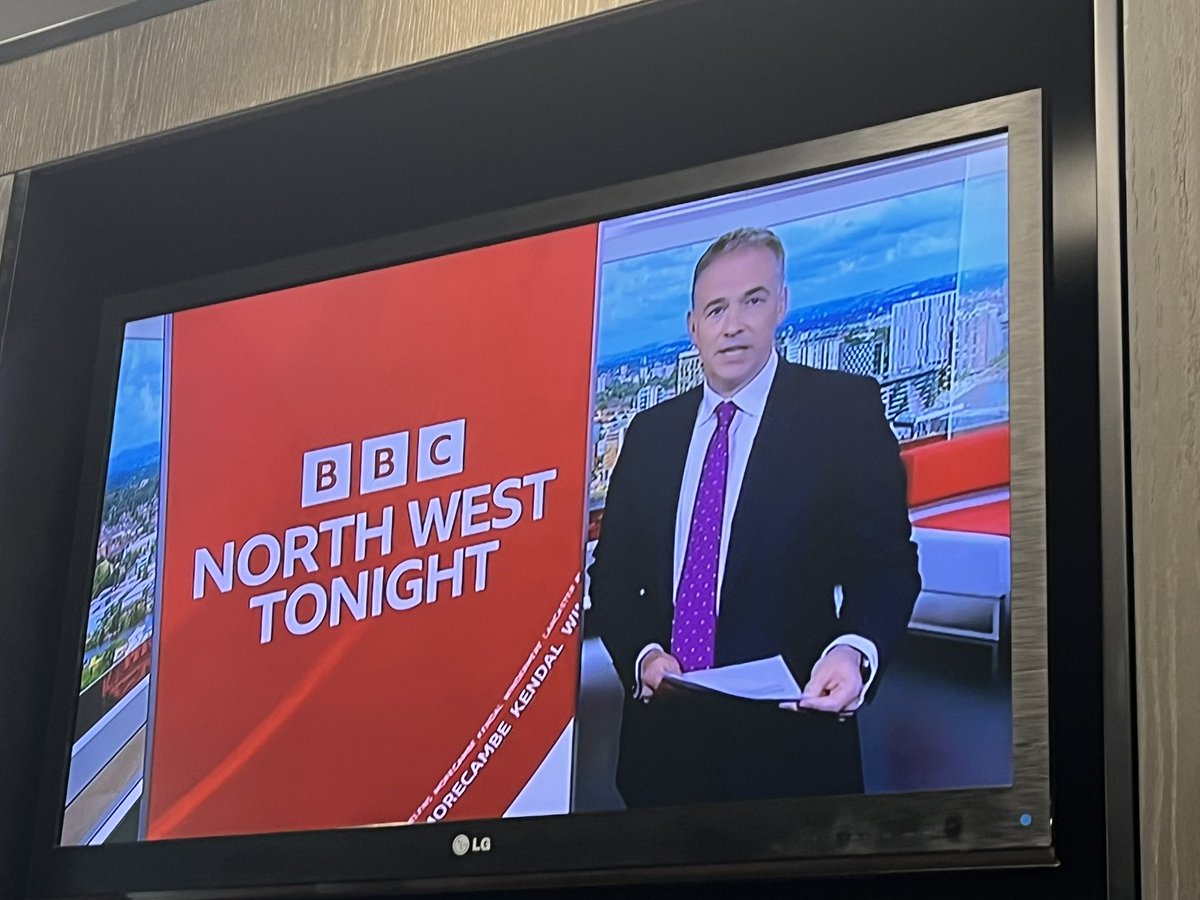 And <a href="/bbcnwt/">BBC North West</a> is live from their new studio. Tune in now to see the new look. #mediaoperations