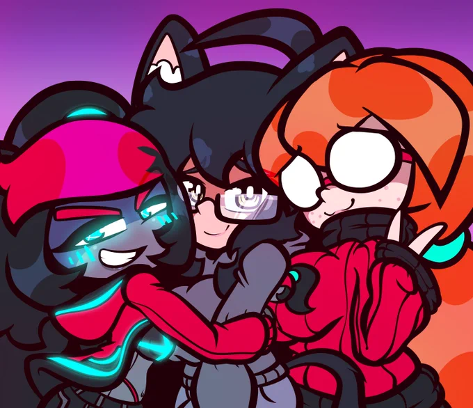 Group photo C0mmission!!For , ft. her sona!! 