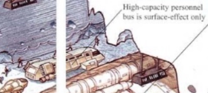 Does anyone know what this “high-capacity personnel bus” is? I found it in the Echo Base cross-section and am curious to know if it is a reference to something.