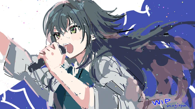 描いた ハマりかけている…てまりさん好きだ… 