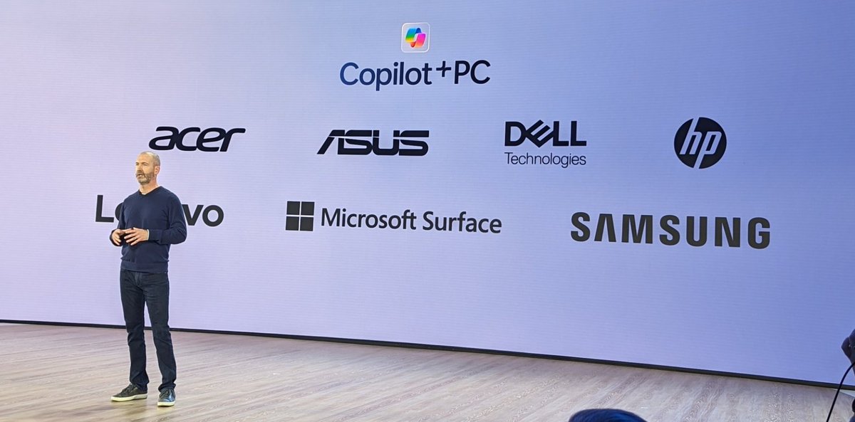 #CopilotPlus #AIPC OEMs...

#MicrosoftEvent @Microsoft