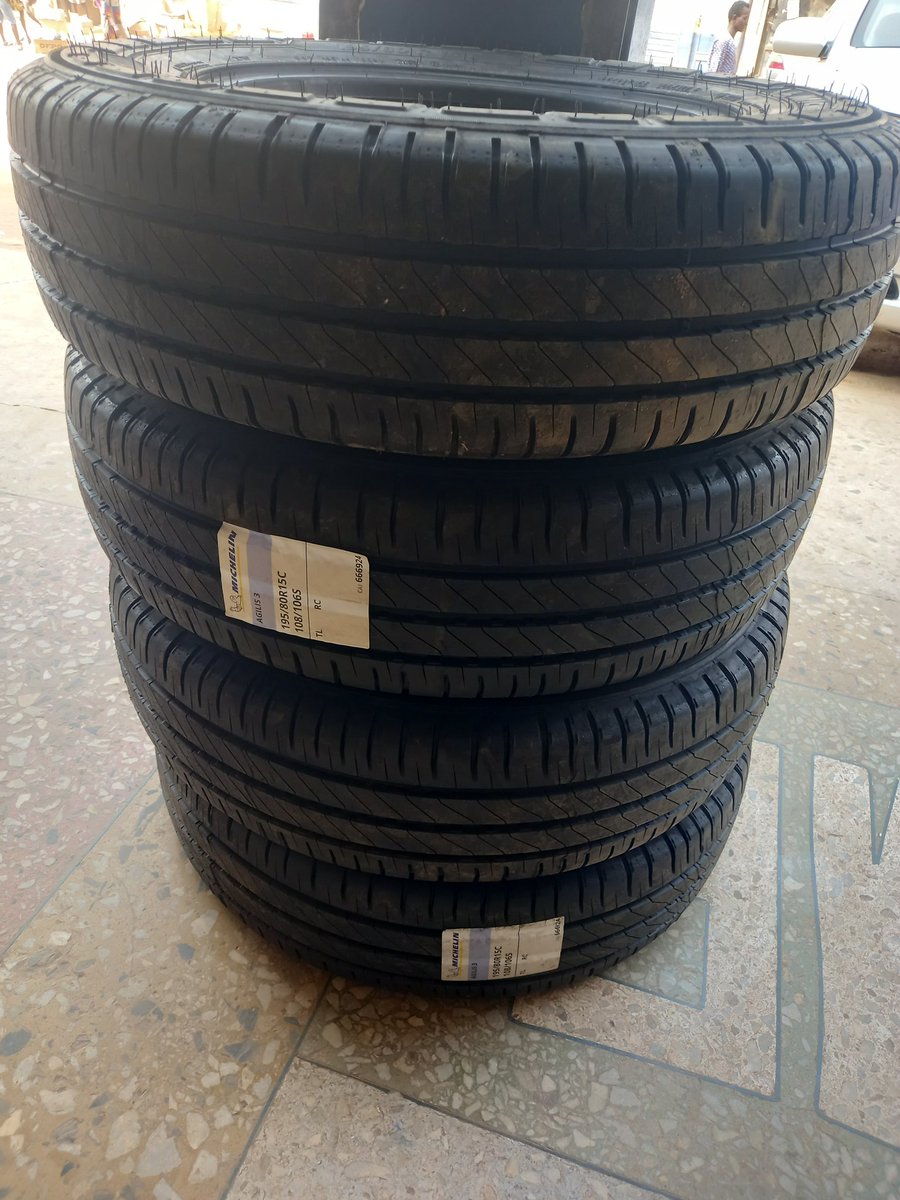 Frame 1 - 245/55/R19 Frame 2 - 195/80R15C All Michelin tires delivered to a client at Kubwa ✅ #carpart