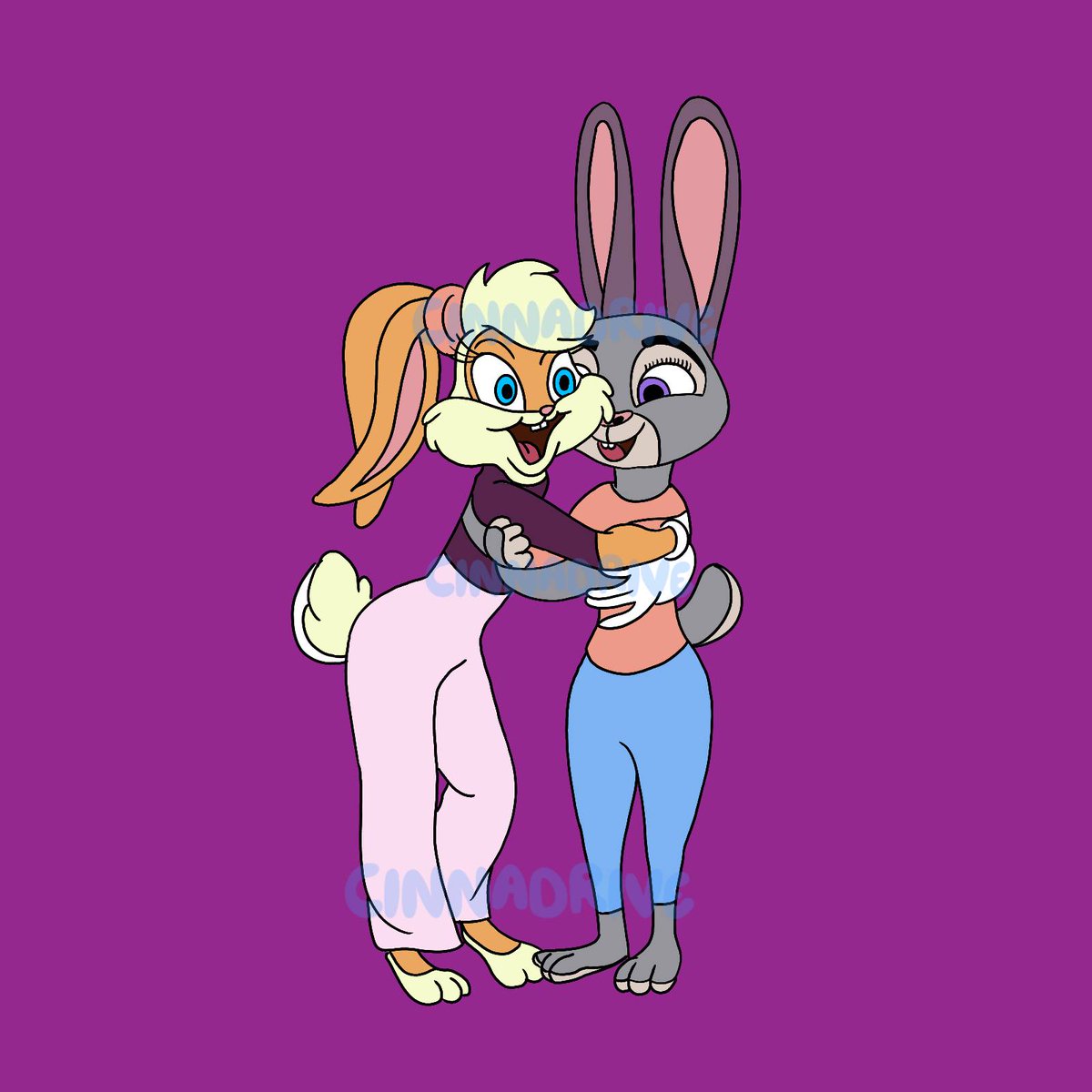 Bunny Besties #Zootopia #JudyHopps #LoonyToons #LolaBunny