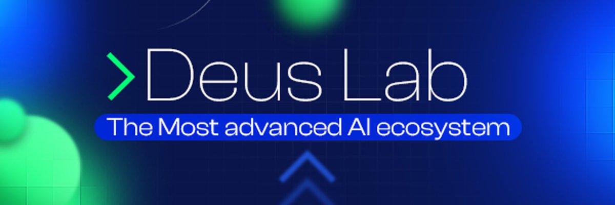GemsScape's tweet image. @DeusLabOrg  750k, called it earlier in the TG Channel. 

They basically provide a set of ai tools and open source ml models.
combined with blockchain technology, they aim to give access users to a vast
ecosystem of ai tools that they are able to use free of charge as long users