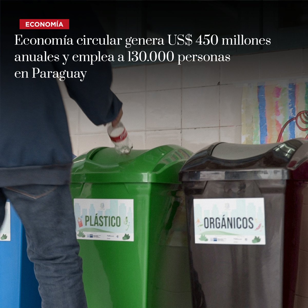 ♻️ El sector del reciclaje, enmarcado en la economía circular, mueve anualmente US$ 450 millones y sostiene a alrededor de 130.000 trabajadores en Paraguay, según un informe divulgado en el Día Mundial del Reciclaje.

📌 Lea la nota completa acá. 
revistaplus.com.py/2024/05/20/eco…