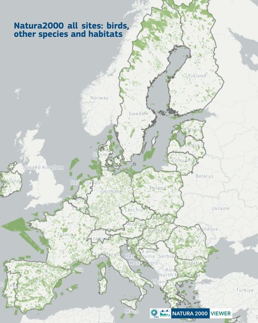 There are 27,193 Natura 2000 sites to protect a large array of species and their habitats in Europe. You can check them all in the link: shorturl.at/sLozZ