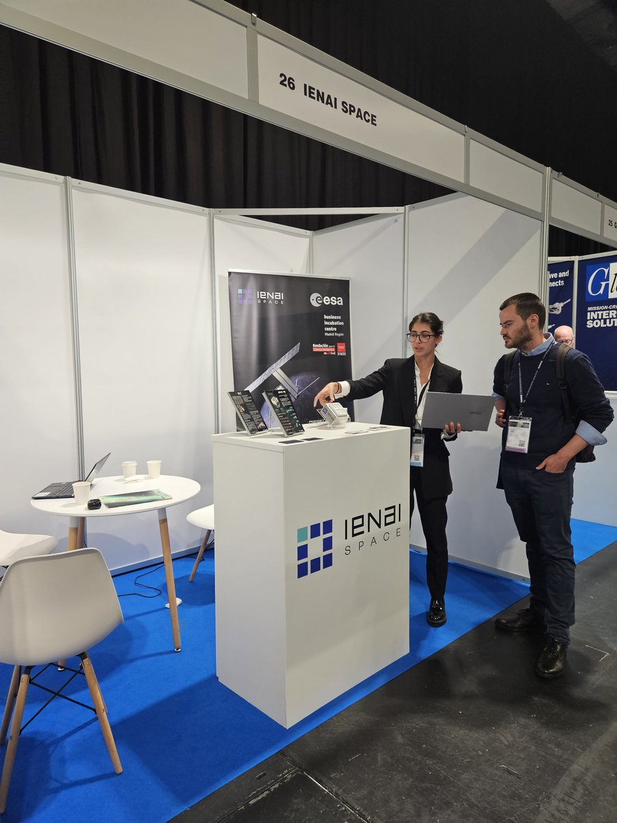 Busy 1st day at #SpacePropulsionConference ! Proud to be showcasing our latest developments to the propulsion community. If you are around, don't forget to pass by! #ienai #further #forlonger