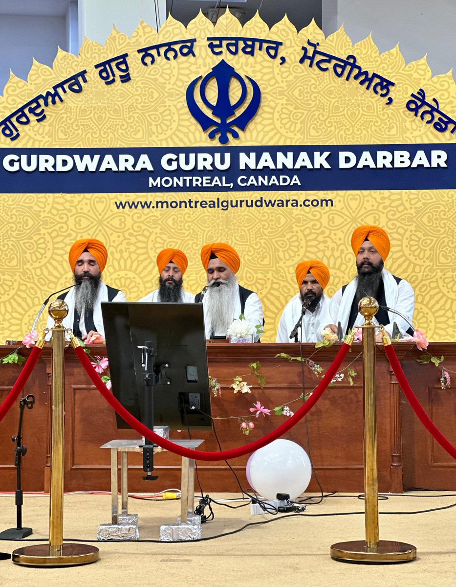 Des milliers de fidèles se sont réunis à Gurdwara Guru Nanak Darbar à l’occasion de #NagarKirtan, la célébration annuelle de la création du Khalsa. Comme chaque année, ce fut un moment très émouvant pour la communauté 🙏🏽