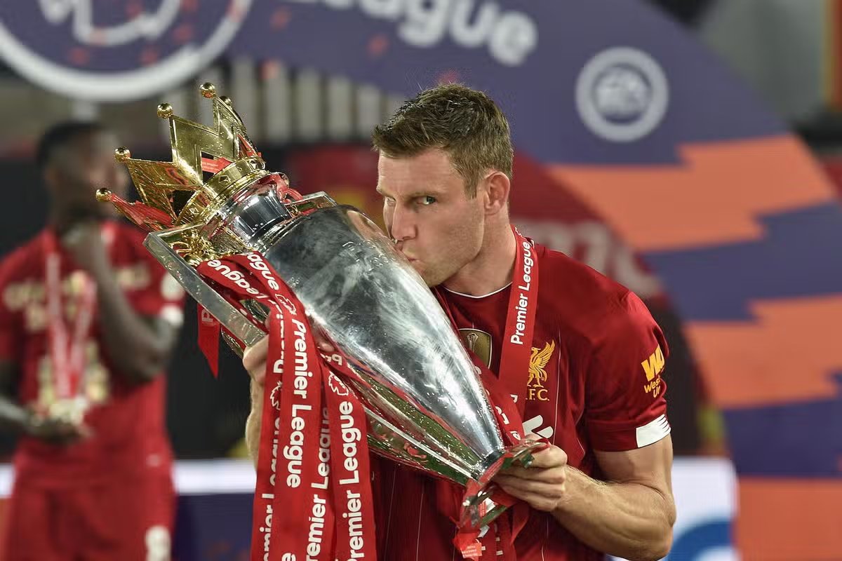 LFCGroove's tweet photo. James Milner: “I’ve won the Premier League with both Manchester City and Liverpool, and there’s no comparison. It meant so much more to win it with Liverpool, the trophy lift even had a better atmosphere at Anfield, despite there being no fans there.” https://t.co/luYNx2aKaf