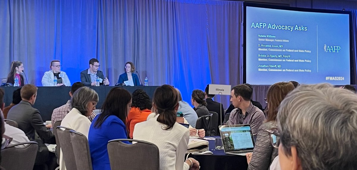 SCNosalMD's tweet photo. Awesome Commission on Federal & State Policy leaders prepping #FMAS2024 attendees. Readying us to share our stories, raise the voices of our communities & the patients we serve. #AAFP #PrimaryCare #FamilyMedicine #REDIAct @AAFP_advocacy https://t.co/9WZcAUkYQO