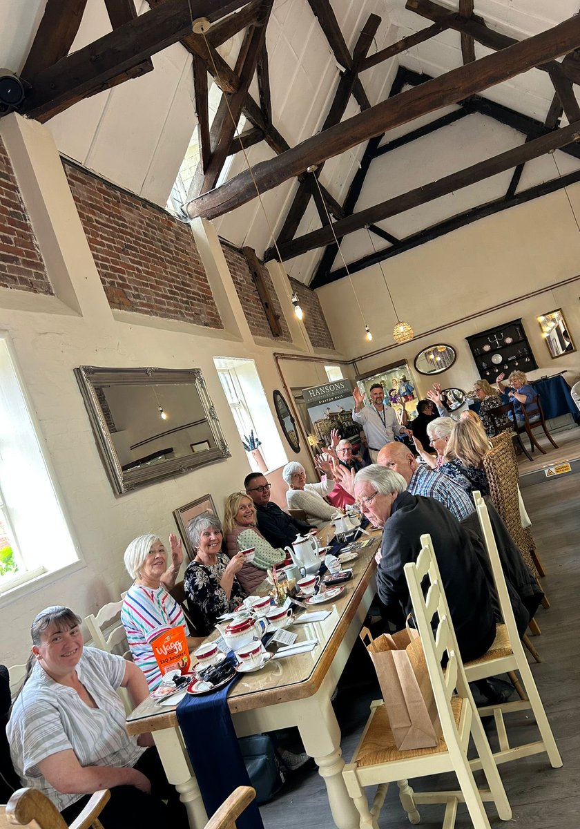 A fun day in ⁦@SparrowsTearoom⁩ ⁦⁦@hansonsstaffs⁩