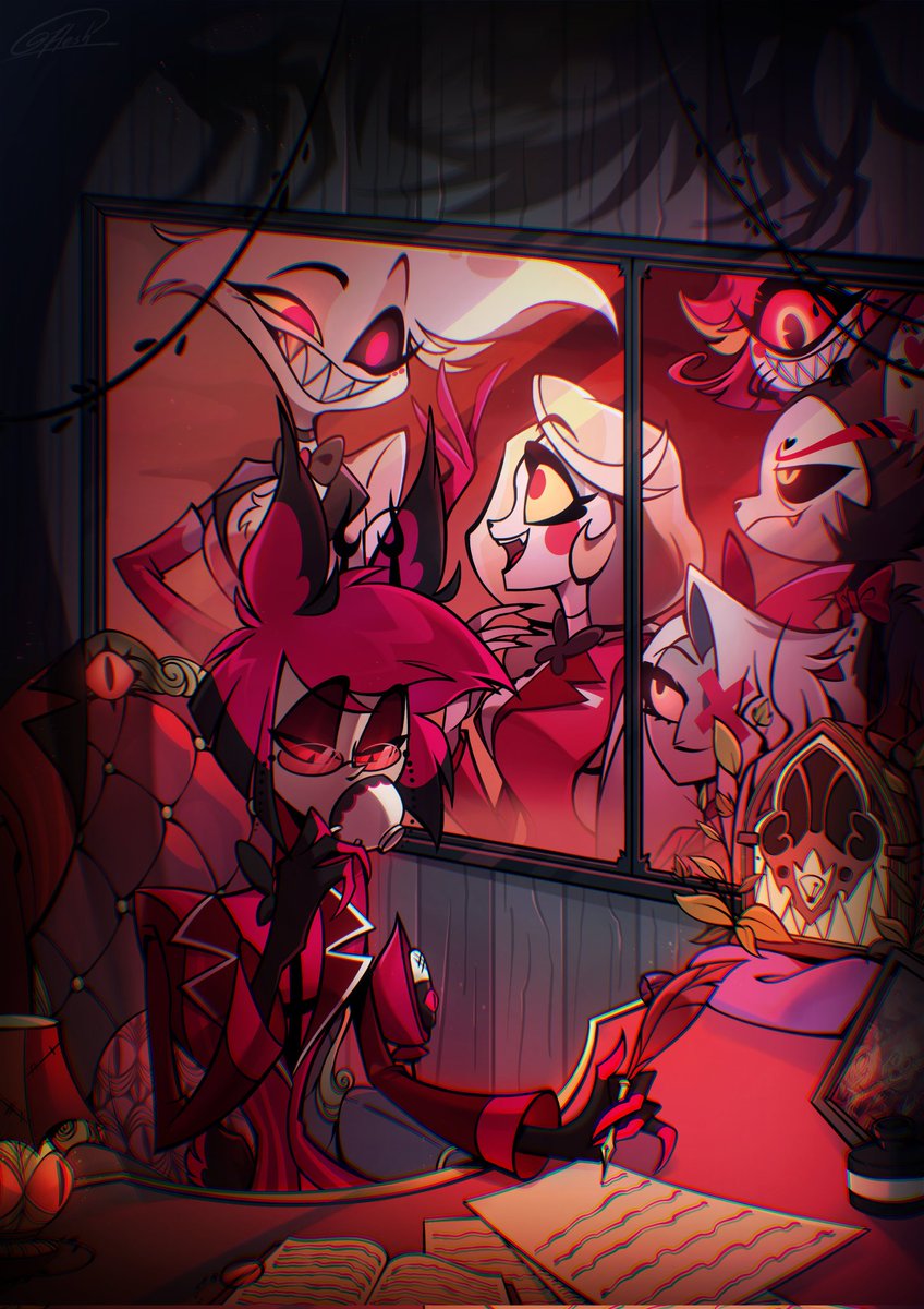 🦌Work Time📜
#地狱客栈
#hazbinhotel
#hazbinhotelfanart
#hazbinhotelalastor
#alastor