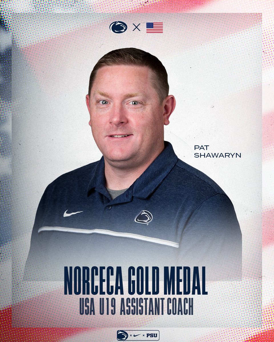 Congrats to our very own Pat Shawaryn and the USA U19 National Team on their gold medal 🥇at the NORCECA Continental Championship!

#WeAre
🦁x🇺🇸