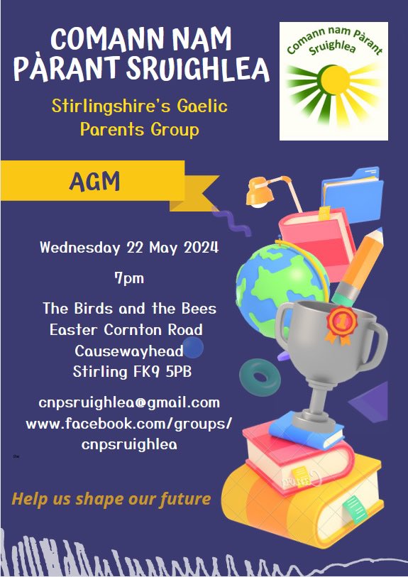 It’s our AGM this Wed eve. 
At the Birds &amp; Bees, with lots of exciting activities in the pipeline for next year (thanks to recent funding).
Plus we are on the lookout for new members including the chair!
Even if you just fancy a coffee and a blether it would be great to see you.
