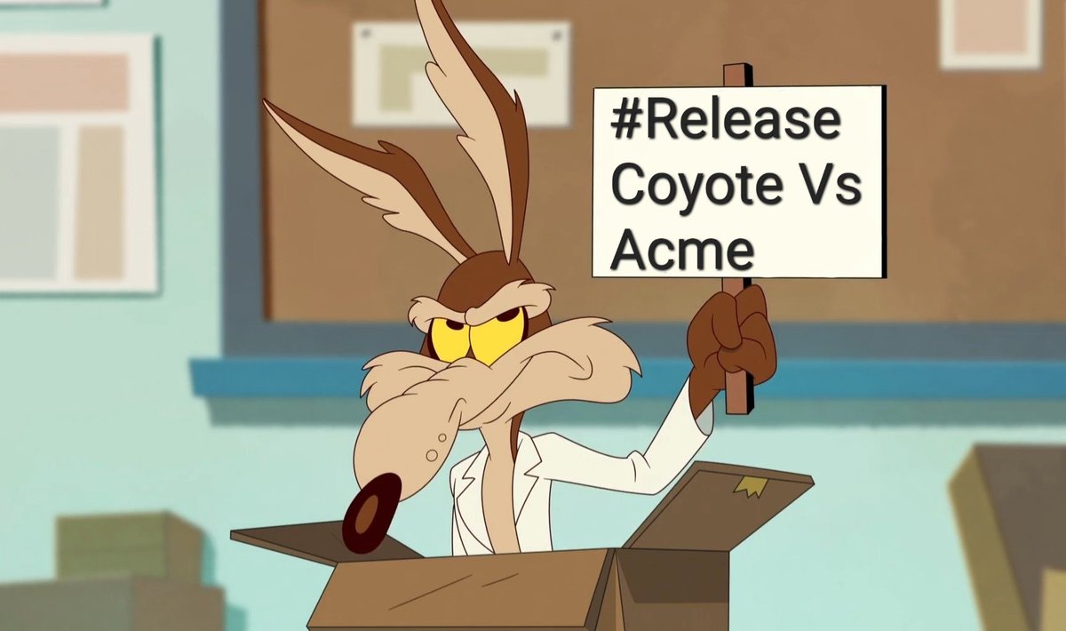 Crash_Wiley's tweet image. Remember this battle still continues for the safety of Coyote Vs Acme! #ReleaseCoyoteVsAcme