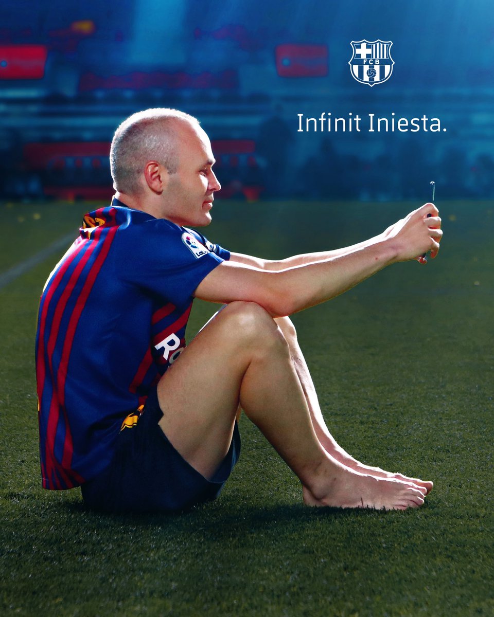 Hace seis años, Iniesta disputó su último partido con el Barça. 💙♾❤️