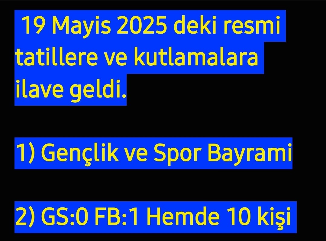 #Fenerbahçe #fenerbahçem #19MayısAtatürküAnmaGençlikveSporBayram #19MayısKutluOlsun #19MayısAtatürküAnmaGençlikveSporBayramı