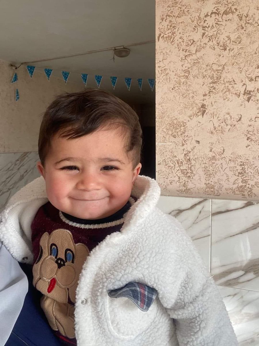 Jihad Khaled Abu Amer, 2.5 years old, was killed by Israel while playing in his home in the central Gaza Strip.

May his memory be a blessing.