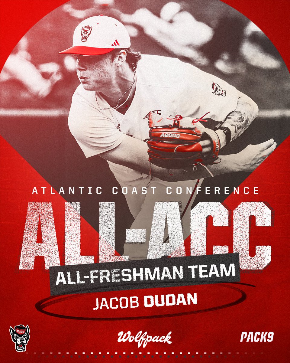 That 𝐃𝐔𝐃𝐄 🔥

Congrats to <a href="/DudanJacob/">Jacob Dudan</a> for being named to the ACC All-Freshman Team!