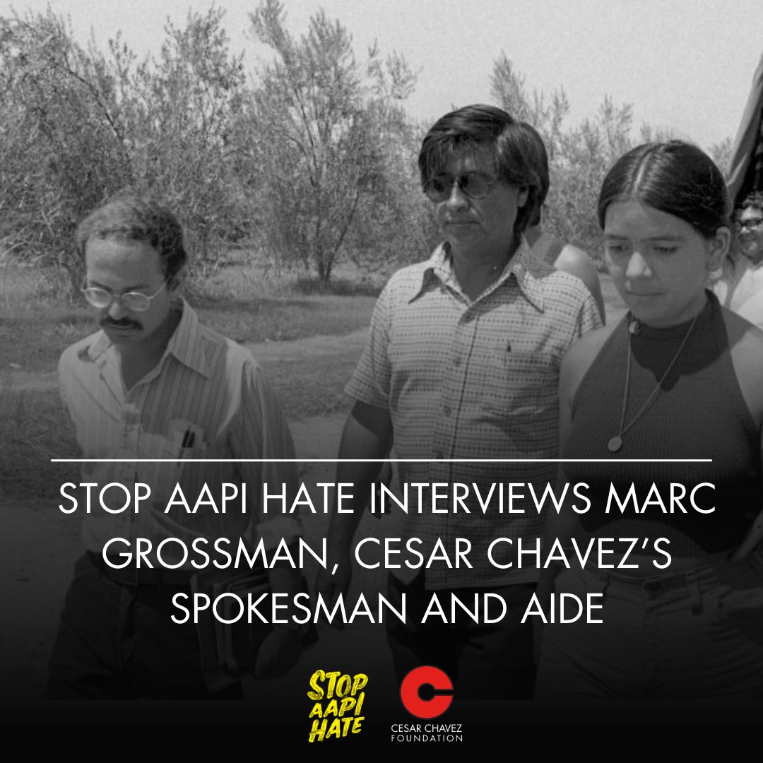In celebration of AAPI Month, learn about the history of cross-racial solidarity between Filipino and Mexican-American farmworkers during the farmworker movement with Marc Grossman.

Read the interview here: https://bit.ly/AAPIMarcGrossm…

#sisepuede #cesarchavezfoundation