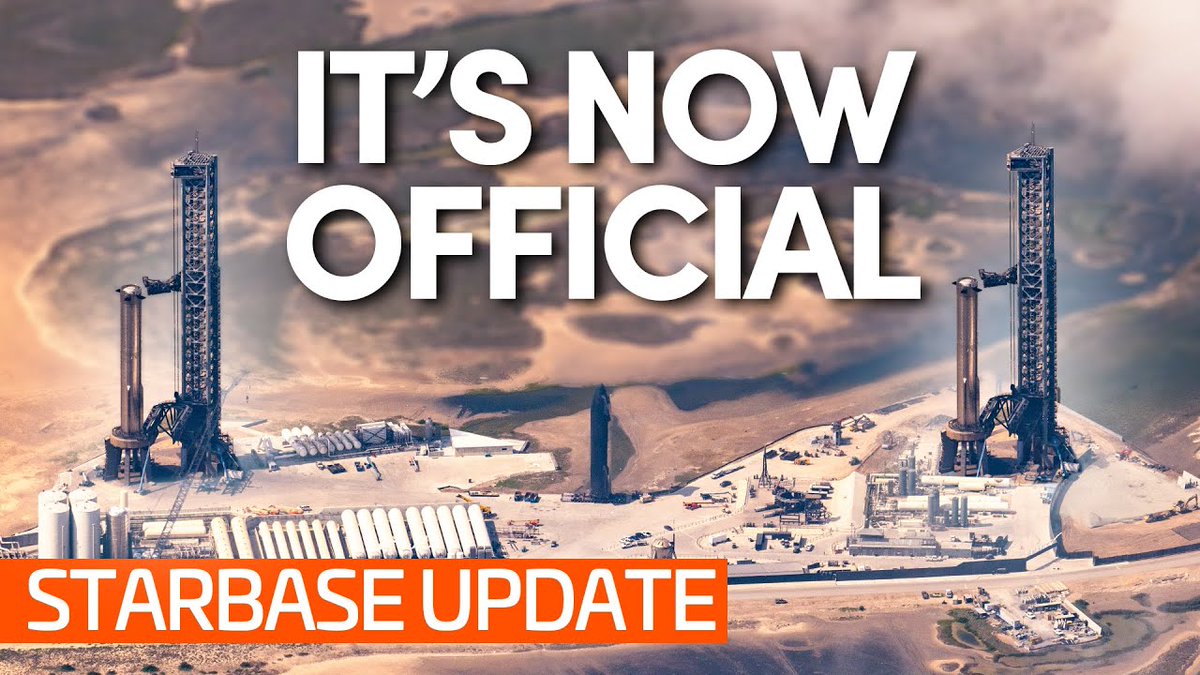 Starbase Update with Jack Beyer (@thejackbeyer) covering all the latest updates, including flyover views of the now-known location for the second tower. ▶️youtu.be/yLq0Wer6cno