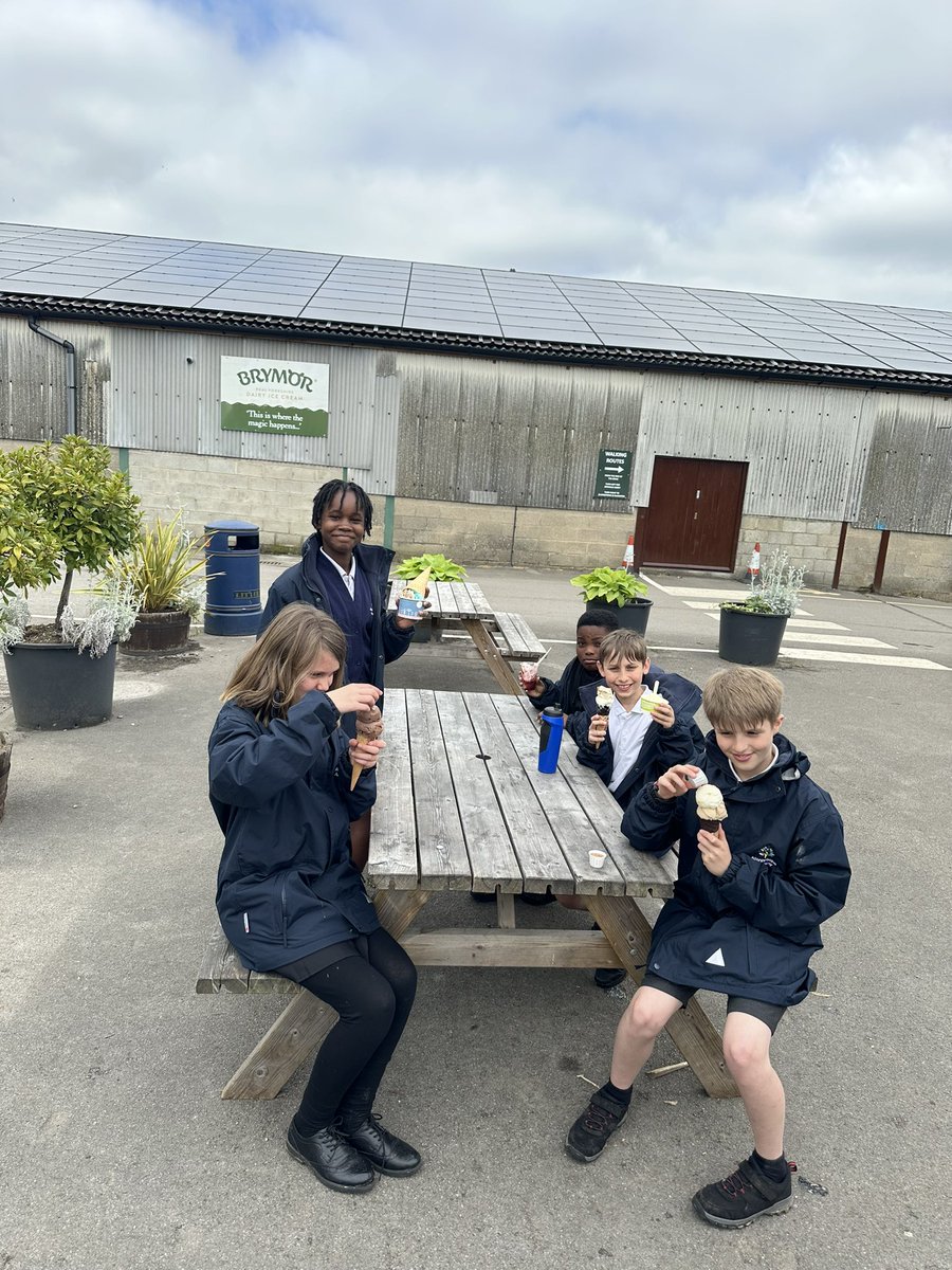 Year 6 loved their trip to <a href="/BrymorIceCream/">Brymor Ice Cream</a> to celebrate finishing their SATs 🍦