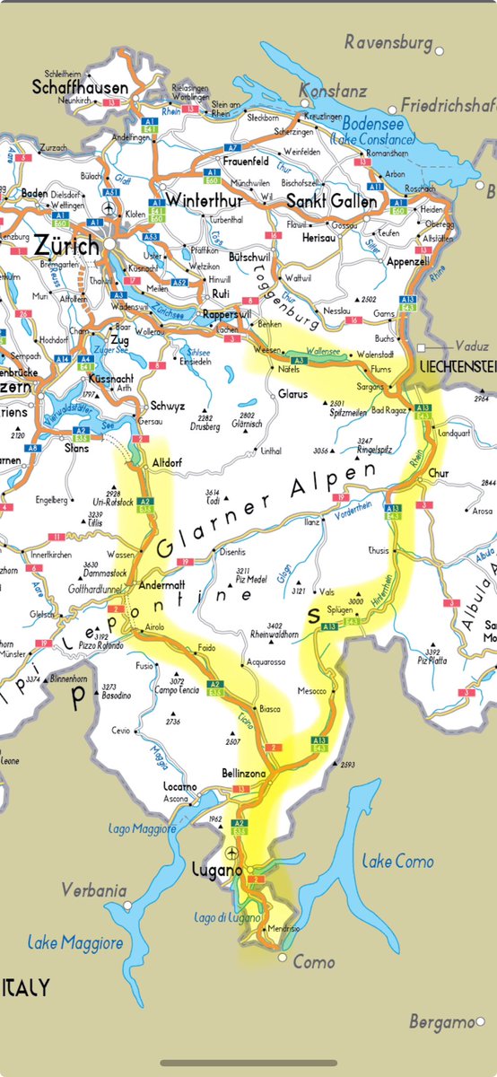 I can stop for two hours along one of these trajectories on my way to Italy.

I’m trying to give the kids a “Switzerland experience”. Emerge in the Swiss nature, mountain views, lake views, cabins, a 1-2h walk, …

Any #Switzerland experts who can recommend something nearby?