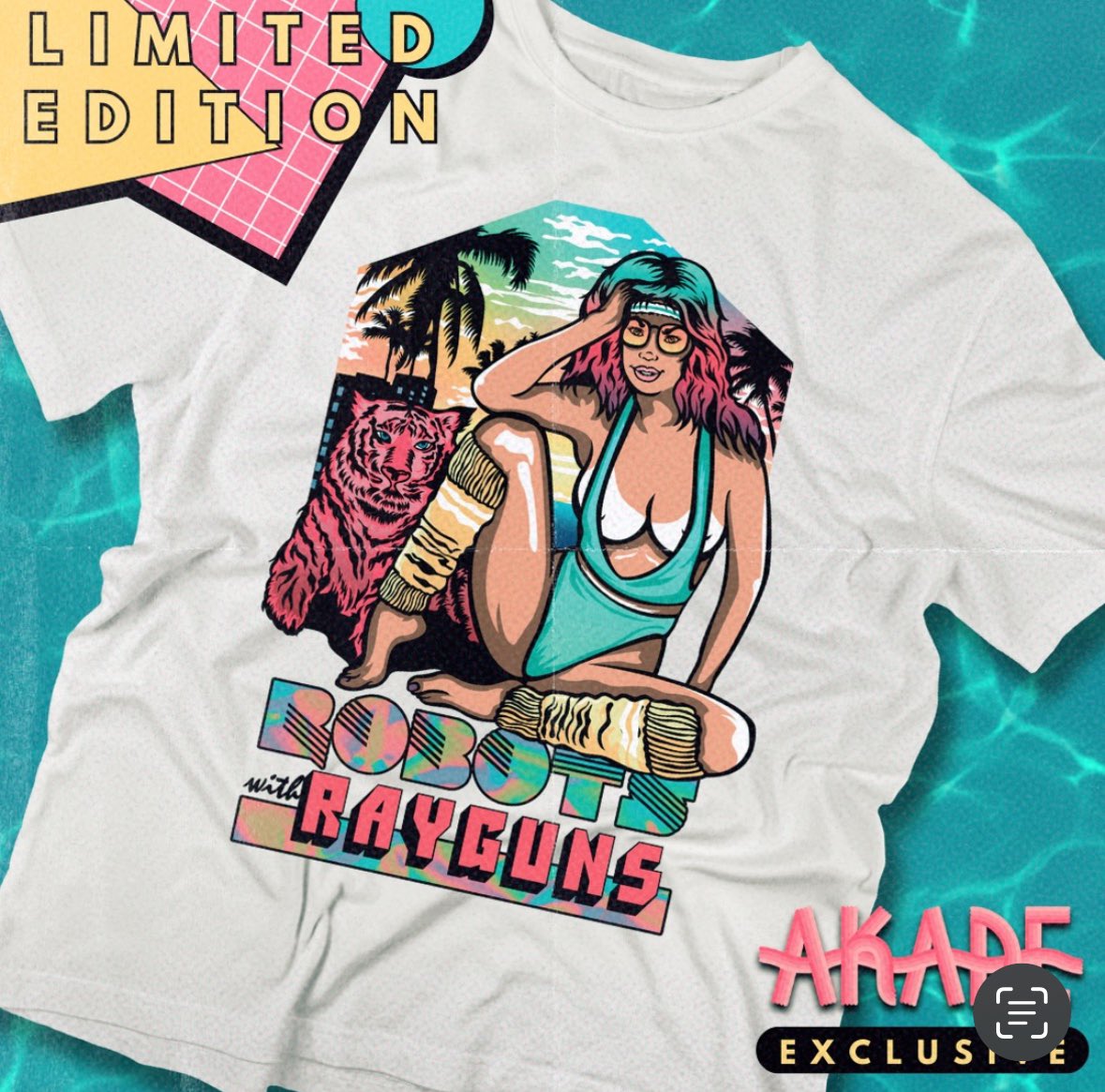 FRESH: Get the new Limited Edition Summer Heat 2024 tee exclusively from @AkadeWear/@NewRetroWave so you’ll look fly all summer! Buy: bit.ly/4bgF1l7