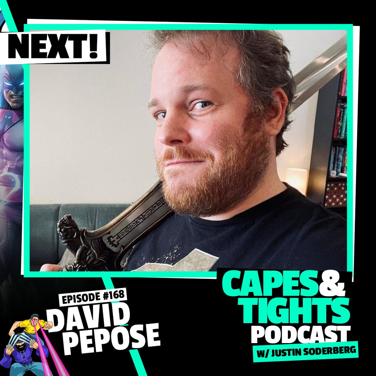 capestightspod's tweet image. Coming up this week on the Capes and Tights Podcast, we welcome awarding winning comic book writer David Pepose to the program to discuss Space Ghost and more!

Subscribe: capestights.com/links

#davidpepose #spaceghost #thedevilthatwearsmyface #punisher #novels #books