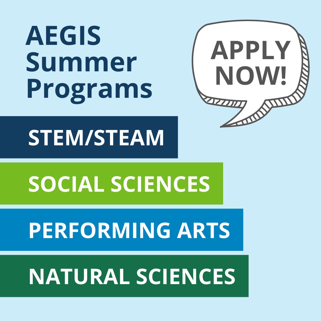 Space is still available in several of our AEGIS summer programs! Check out the options for students entering grades 7-12 at dese.link/AEGIS. Academic Enrichment for Gifted/Talented in Summer (AEGIS) programs are grant-funded by the ADE. #ArkansasAEGIS