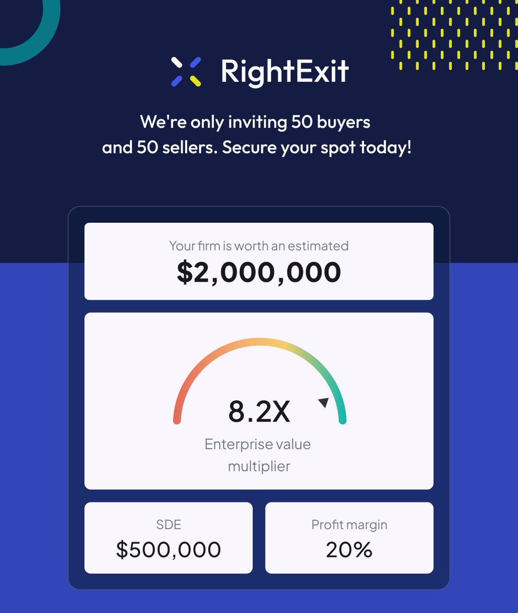 RightExitMA's tweet photo. RightExit is more than just a platform—it's a community. Swipe through to see how we're building connections among accountants, buyers, and sellers. Join our community to find support and new opportunities! #RightExit #AccountingCommunity #Networking https://t.co/8GMsTjXoTJ