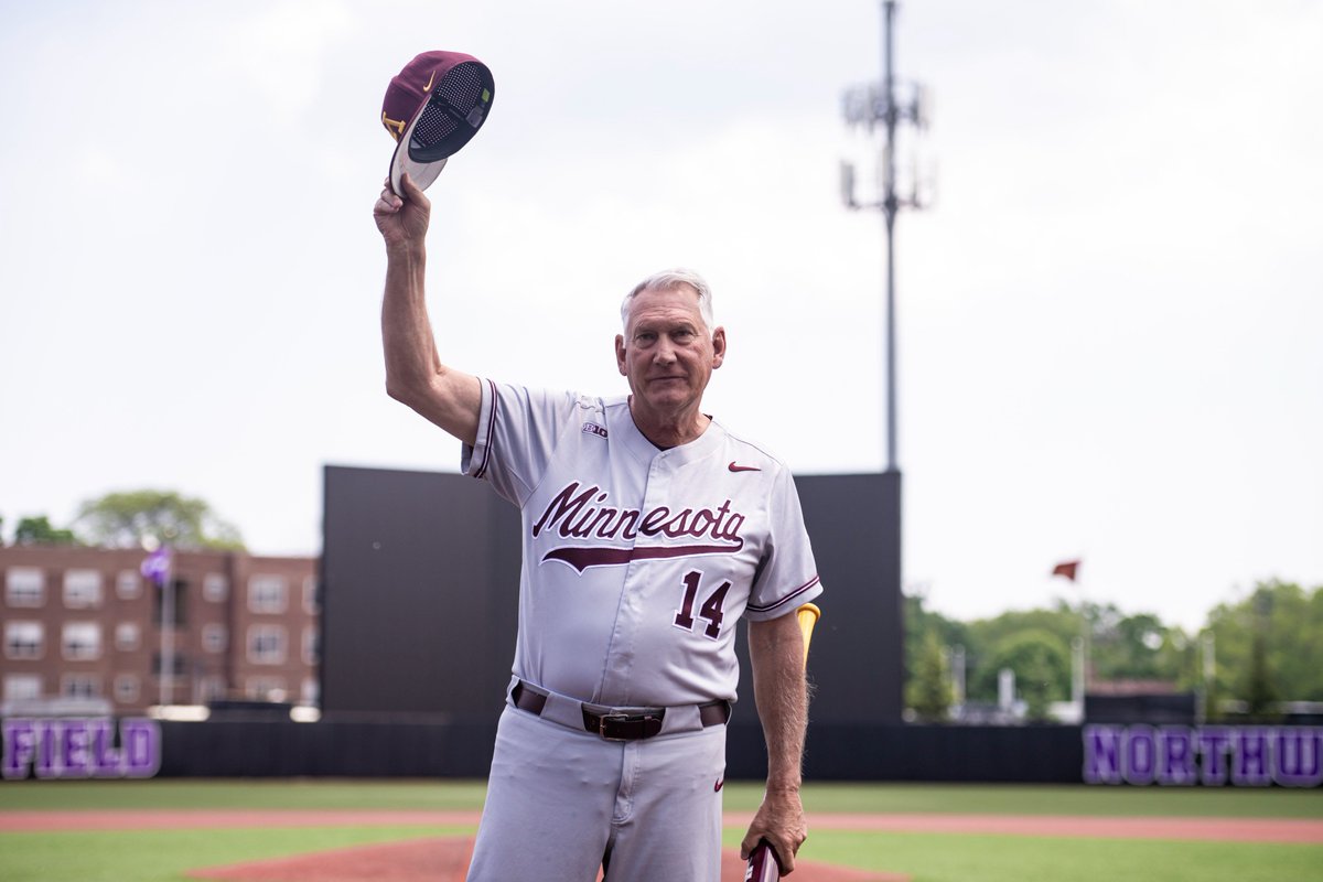 "He’s the blueprint for what I think a college baseball coach should be."

After spending the last 43 years as <a href="/GopherBaseball/">Minnesota Baseball</a>'s head coach, legendary skipper John Anderson retires with 1,390 career wins, the 19th most of all time.

🔗 buff.ly/3V4Rbb4