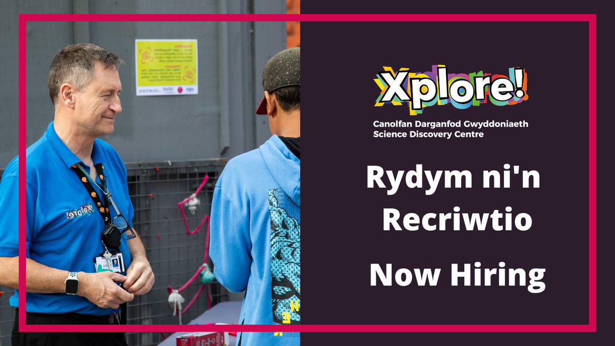 It's your last chance to apply for our Evening Cleaner role! We're looking for an evening cleaner (maternity cover) who can help to keep Xplore! looking neat and tidy for our visitors! 🧼 Interested in finding out more? Apply and read here! 👉 xplorescience.co.uk/join-the-team/