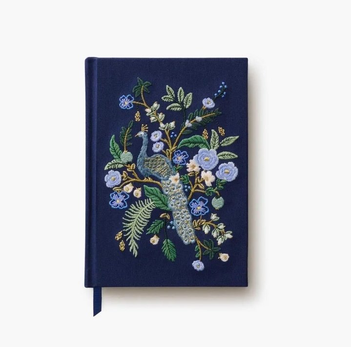 Sinceramente: obsesionada con los cuadernos bordados de Rifle Paper.