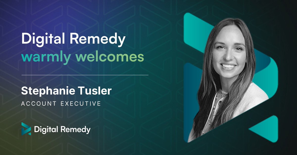 Say hello to Stephanie Tusler! Based in California, she joins our West Coast Sales Team where she'll help nurture and build client relationships to fuel Digital Remedy's business growth. #DigitalRemedy #NewHire #NewEmployee #NewHireWelcome #CompanyGrowth #TeamGrowth
