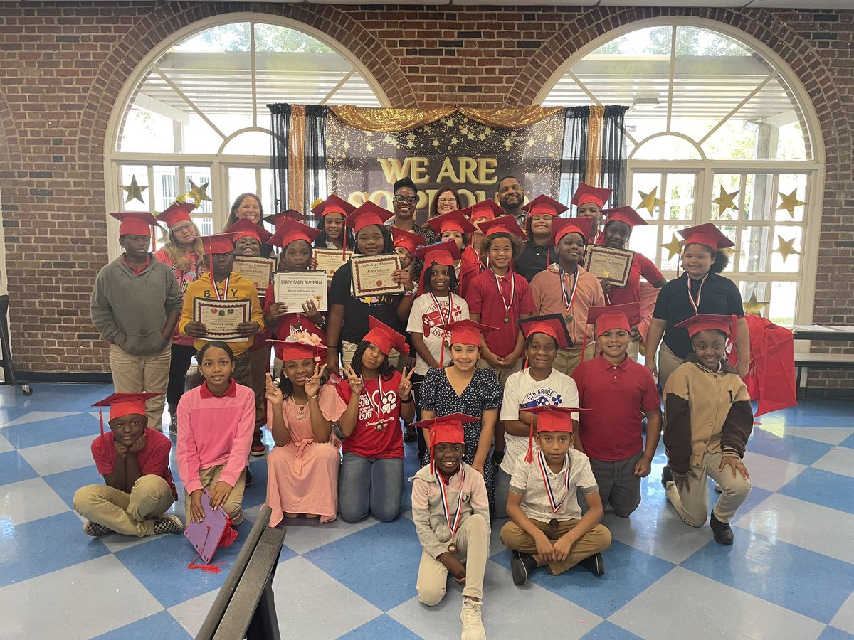 Cleveland Elementary (@clevelandhcps) on Twitter photo Today was remarkable as we celebrated our 5th graders at their Awards assembly. Congratulations to our Cleveland scholars! 🎉🎊🎉🎊
Wishing you the best in Middle School! Your future is bright! Today was remarkable as we celebrated our 5th graders at their Awards assembly. Congratulations to our Cleveland scholars! 🎉🎊🎉🎊
Wishing you the best in Middle School! Your future is bright!